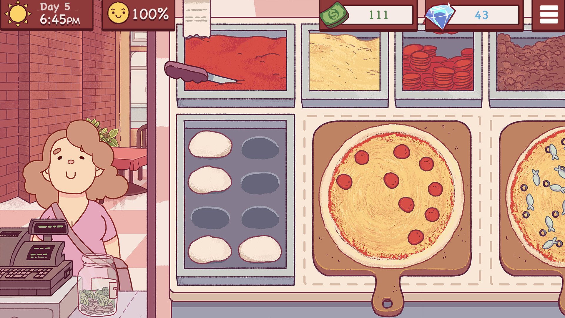 Good Pizza Great Pizza Customer Gameplay